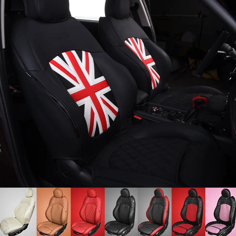 

F60 Full Set Front and Rear Car Seat Cover Pad For MINI COOPER Countryman Factory Customized Leather Cushion Accessories