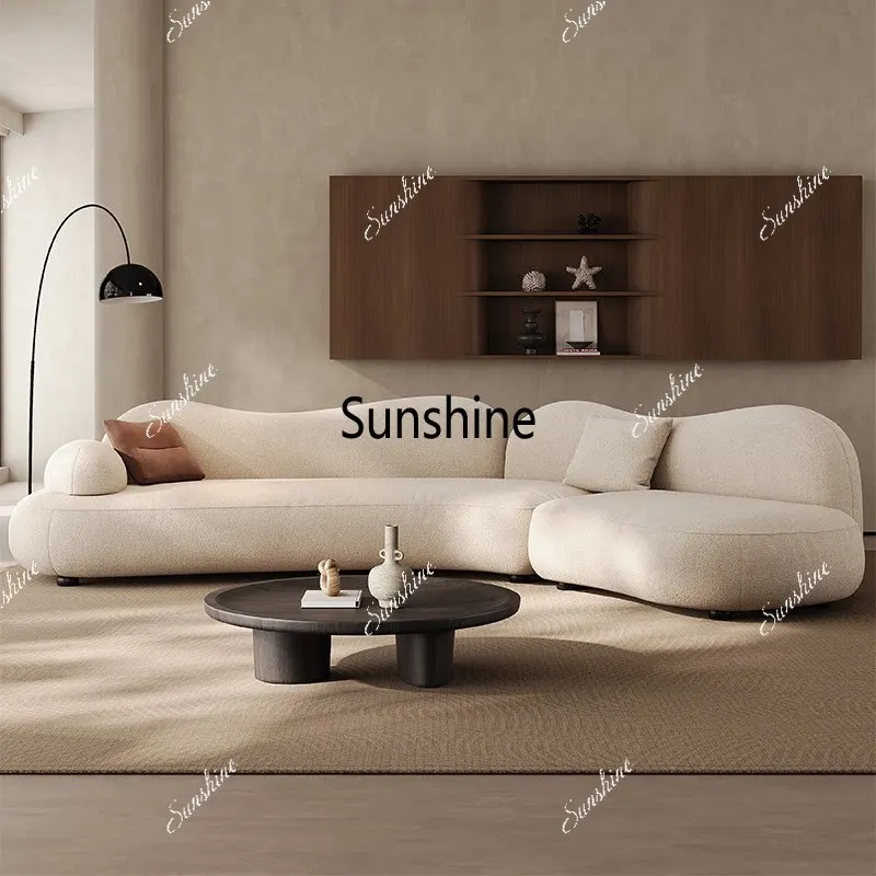 Premium light luxury special-shaped creative corner concubine seat fully dismantled and washed sofa