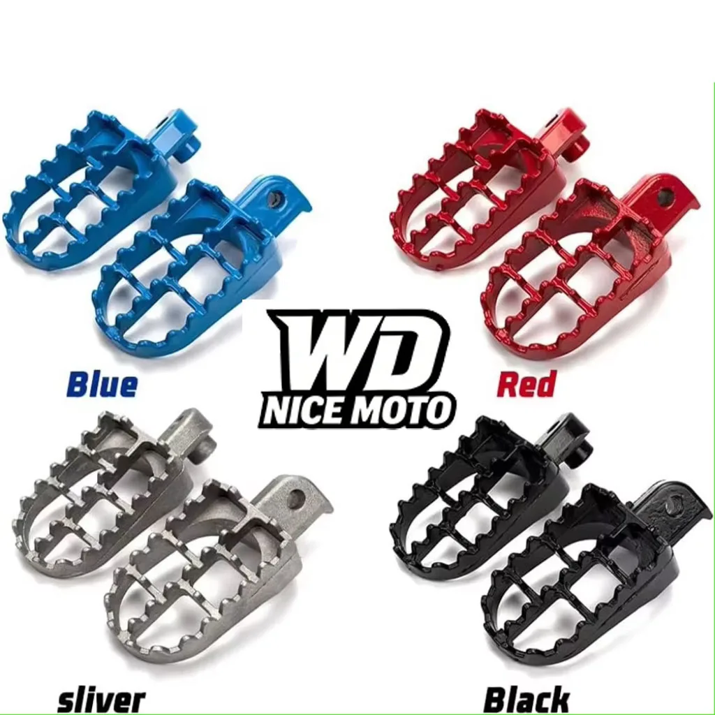 Motorcycle Dirt Bike Footrest Aluminium Footpegs Pedals For XR50R For PW50 For CRF50 70 For TW200 For KLX110 For CRF50 view 3