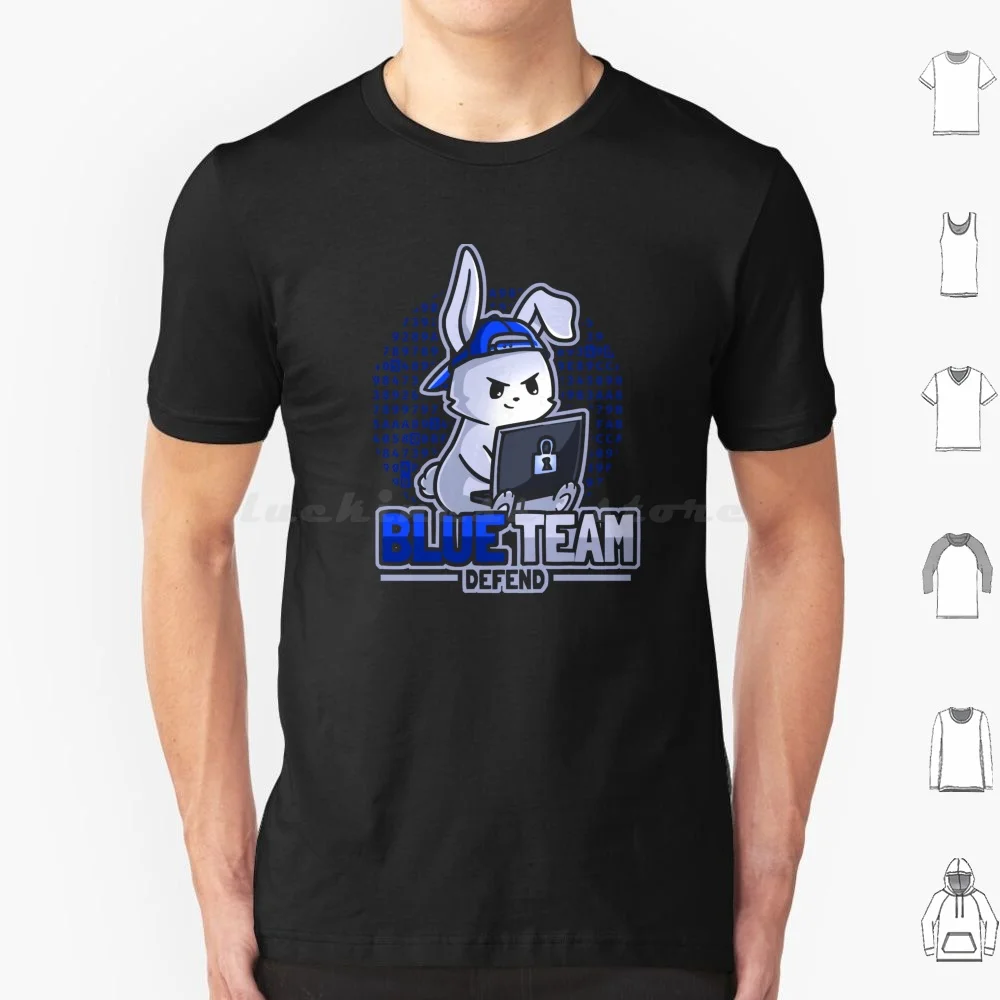 Blue Team Member Cybersecurity-It Security T Shirt Cotton Men Women DIY Print Blue Team Cybersecurity Cyber Security Infosec