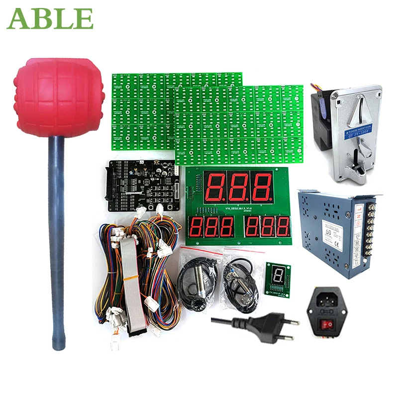 The King of Hammer Full Kit PCB Mainboard Hercules Redemption Coin Operated Ticket Sport Boxing Hitting Arcade Game Machine