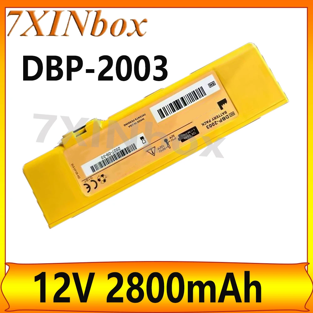 7XINbox 9/30/2027 DBP-2003 DCF-2003 12V 2800mAh battery For Defibtech View AED Pack EXP 6600mAh New Genuine