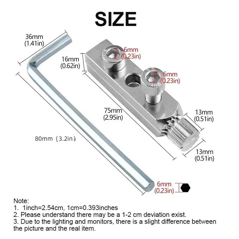 Broken wire extractor Threading Tools Tap Screw Remover Water-tap Angle Valve Repair for 4/6 Points Bolt Extractor Plumbing tool image 6