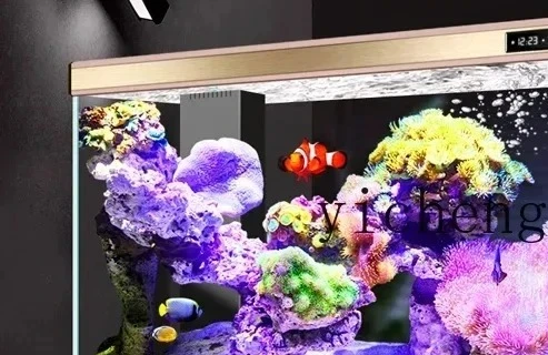 

XL2 medium and large arowana tank ultra-white glass no-change aquarium box living room household screen bottom filter
