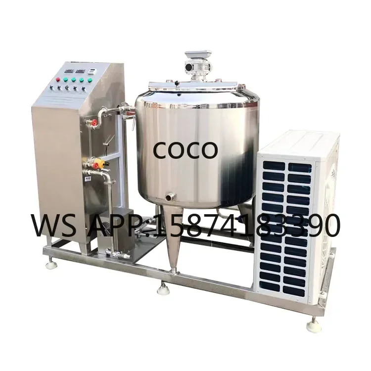 Plate Heat Exchanger Batch Pasteurizer 50L 100L, Commercial Milk Pasteurization Machine For Sale