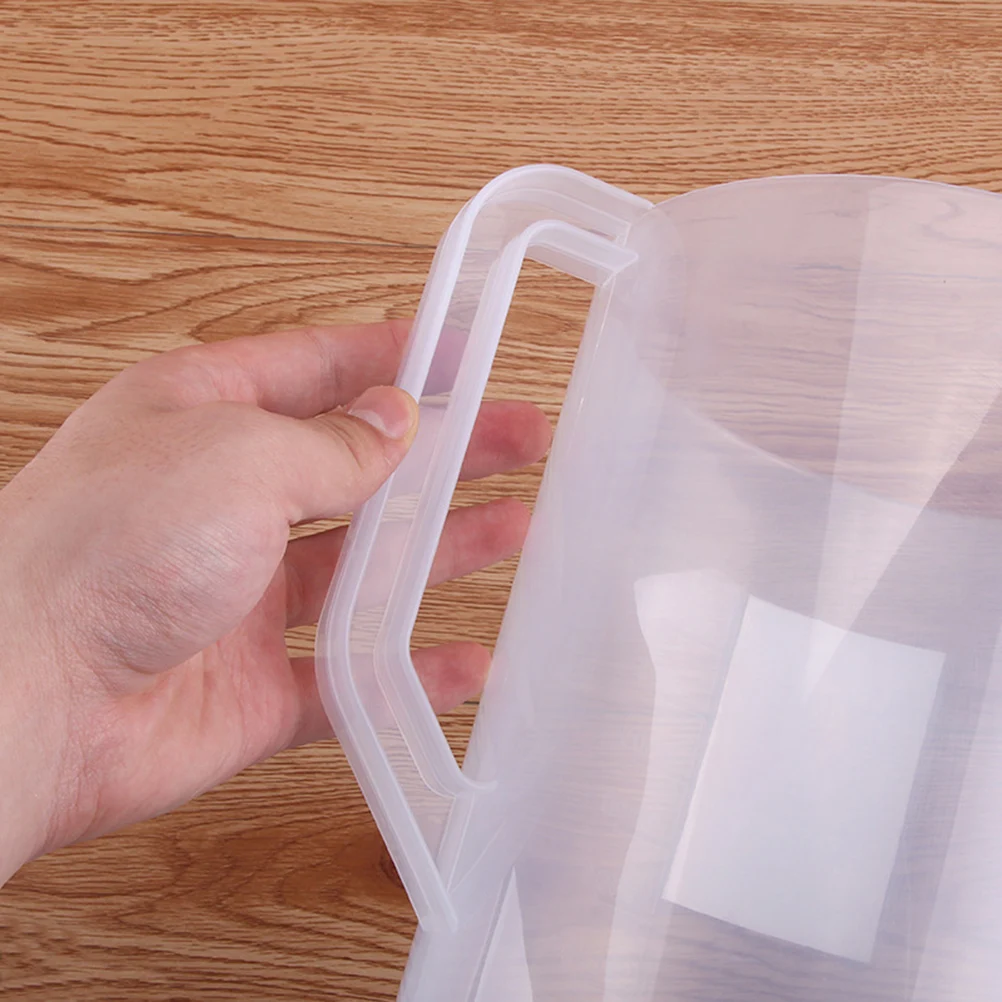 

Cold Water Bottle Drinking Cup with Measurements Measuring Kettle Pitchers Beverage Refrigerator Scale