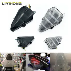 Luz trasera LED modificada para motocicleta Yamaha YZF R6 YZF-R6 06-07, luz de freno con intermitente, accesorios