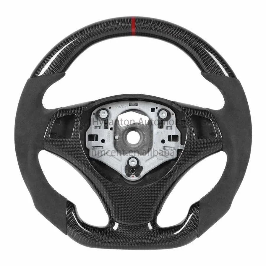 Factory Custom Real Carbon Fiber Steering Wheel For BMWS 3 Series E90 E91 E92 E93 Steering Wheel Custom Machining Upgrade