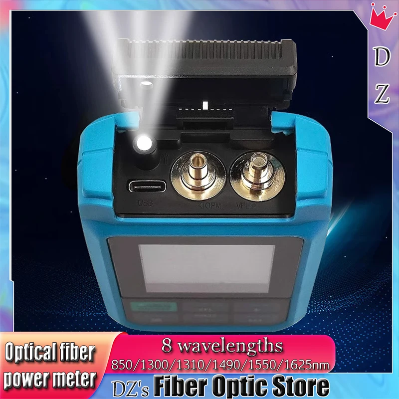 Mini 4 in 1 Multifunction Fiber Optical Power Meter 10MV -50~+30dBm Visual Fault Locator -70 to +10dBm Network Cable Laser Test