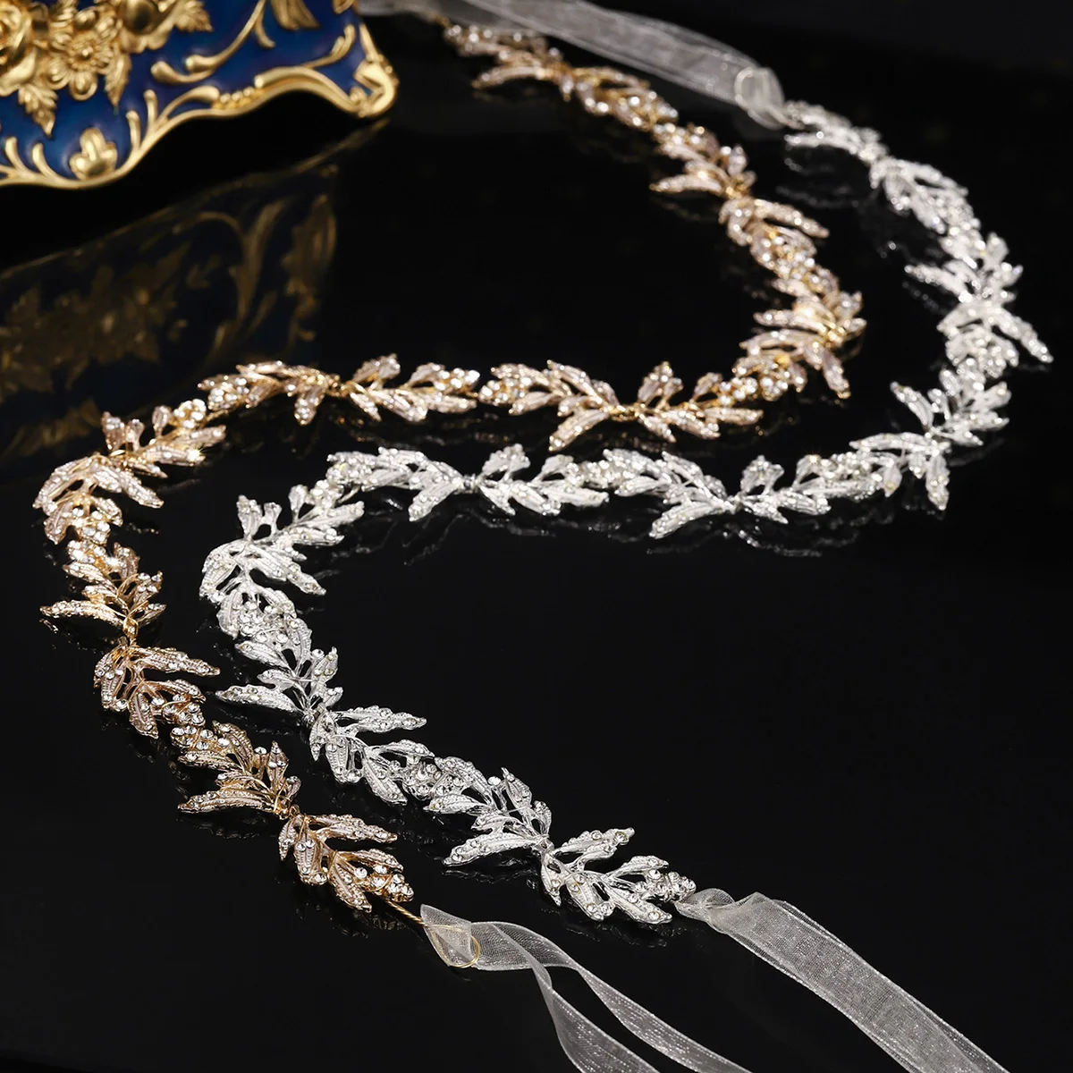 

Модная повседневная женская поясная цепочка с металлическими листьями и стразами, свадебный пояс, аксессуары, ювелирные изделия в качестве подарка