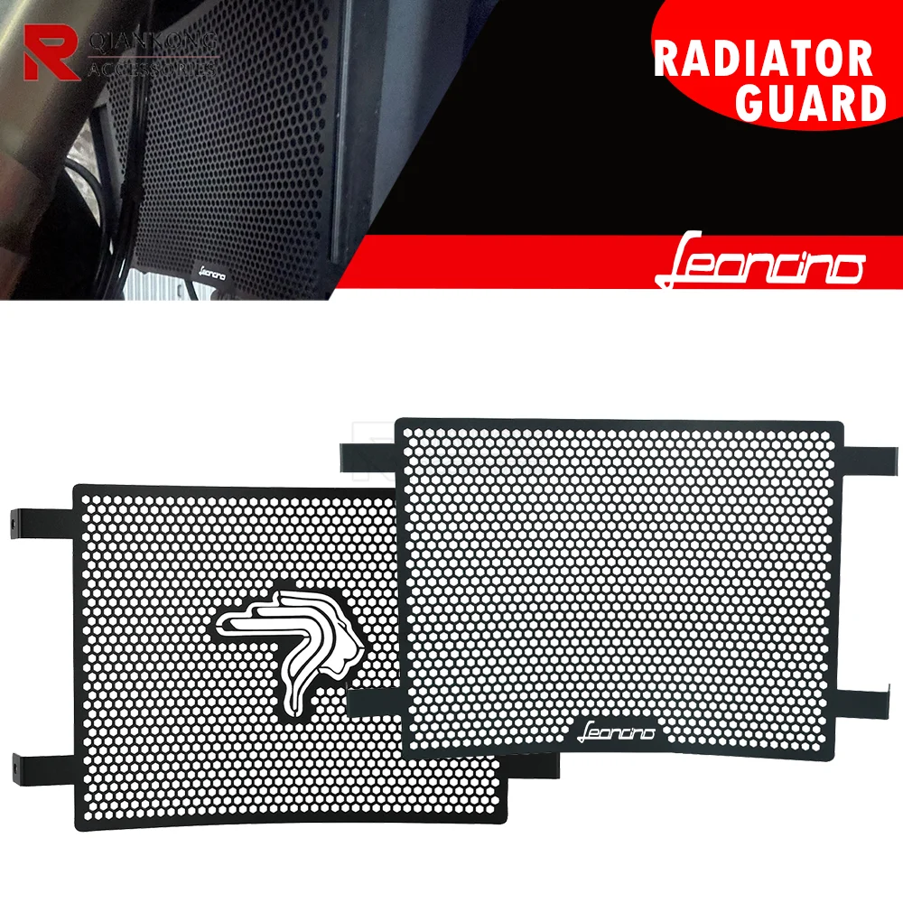 

CNC Aluminum Motorcycle Radiator Grille Guard Protector Cover Accessories FIT FOR Benelli Leoncino 800 2020-2021-2022-2023-2024