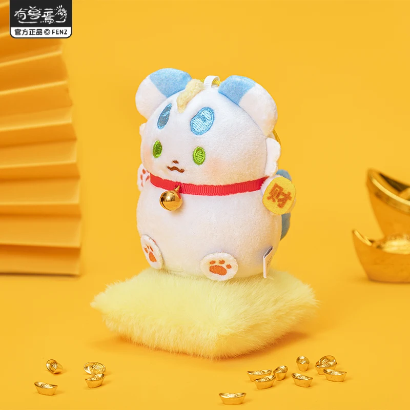 متوفر في المخزون الأصلي الرائع الوحوش محشوة بلوشيز دمية الحلي أنيمي لعبة المفاتيح قلادة حقيبة جعل لعبة ثروة هدايا الاطفال