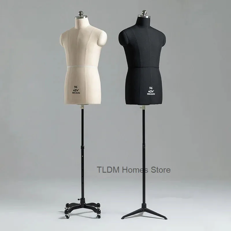 Professional Tailor Mannequin Male Upper Body Standard Size Sewing Mannequin for Clothing Design Can Be Pined Vertically P