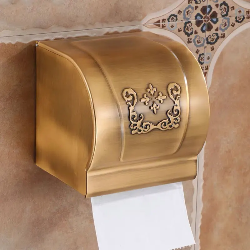 Tissue Box Holder Bathroom Wall Mounted Tissue Cartridge Paper Towel Dispenser Home Toilet Paper Holder Kitchen Napkin Holder A1