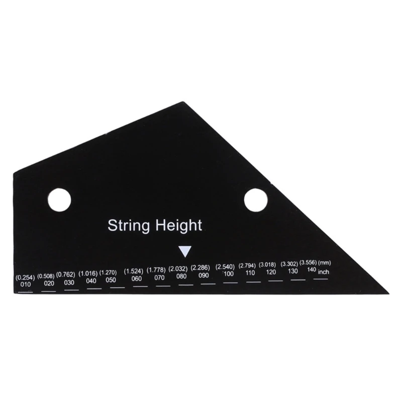 

Guitar String Measuring Tool Height Gauge Guitar Tool String Action Ruler Gauge D5QD