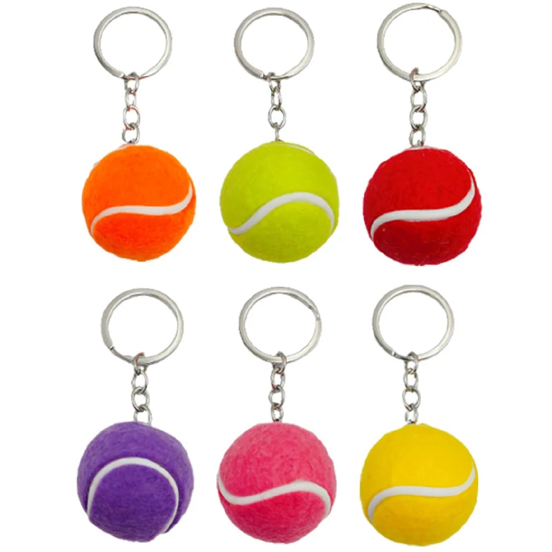 1 Piece Mini Key Ring Keychain Boys Sports Gifts Tennis Bag Charms Novelty Handbag Keychain