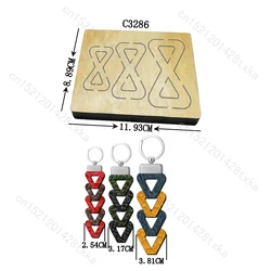 Cutting Dies for Cutting Machines on the Market, New Tag Card, Keychain Wooden Die Scrapbooking, C3286