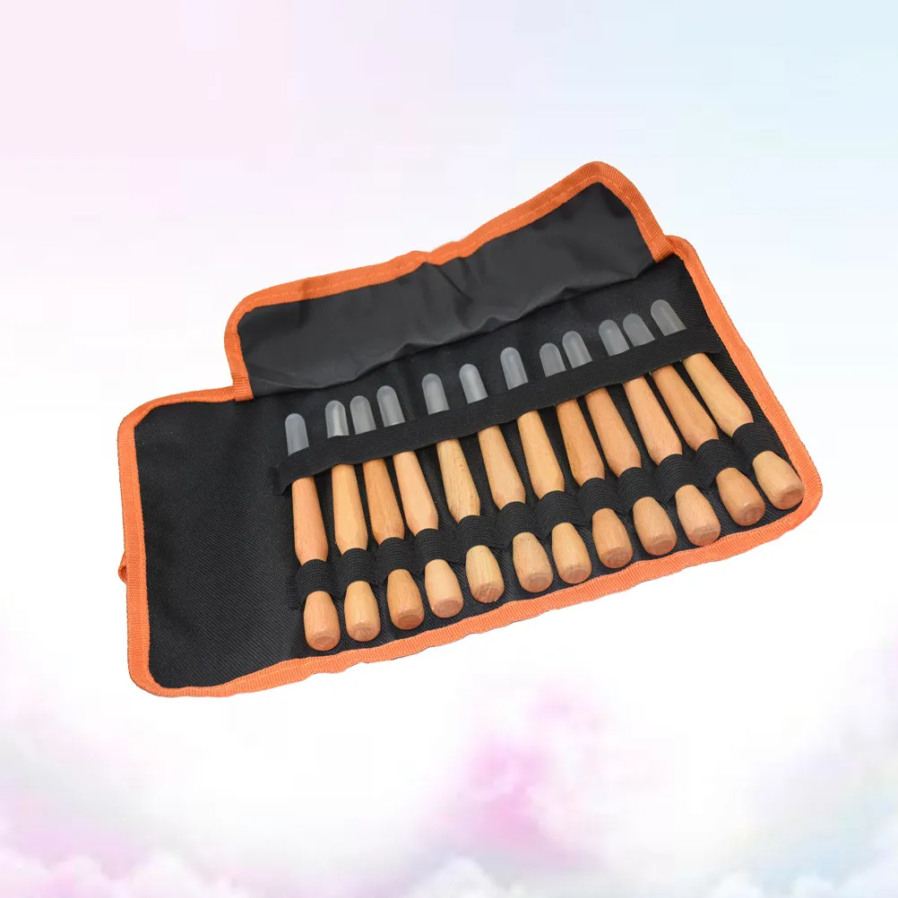 

12Pcs Woodcut Carving Knife Set Carbon Steel Handmade Portable DIY Hand Engraving Tool Multi Functional Chisel for Sculpture
