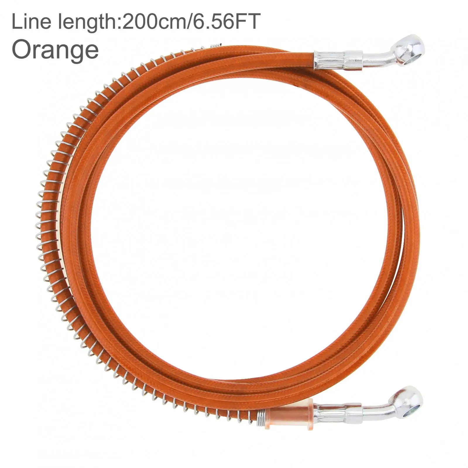 200 سنتيمتر دراجة نارية الترابية دراجة مضفر خرطوم الفرامل خط الصلب كابل فرامل يد الهيدروليكية البانجو الأنابيب للدراجات النارية سباق عالمي