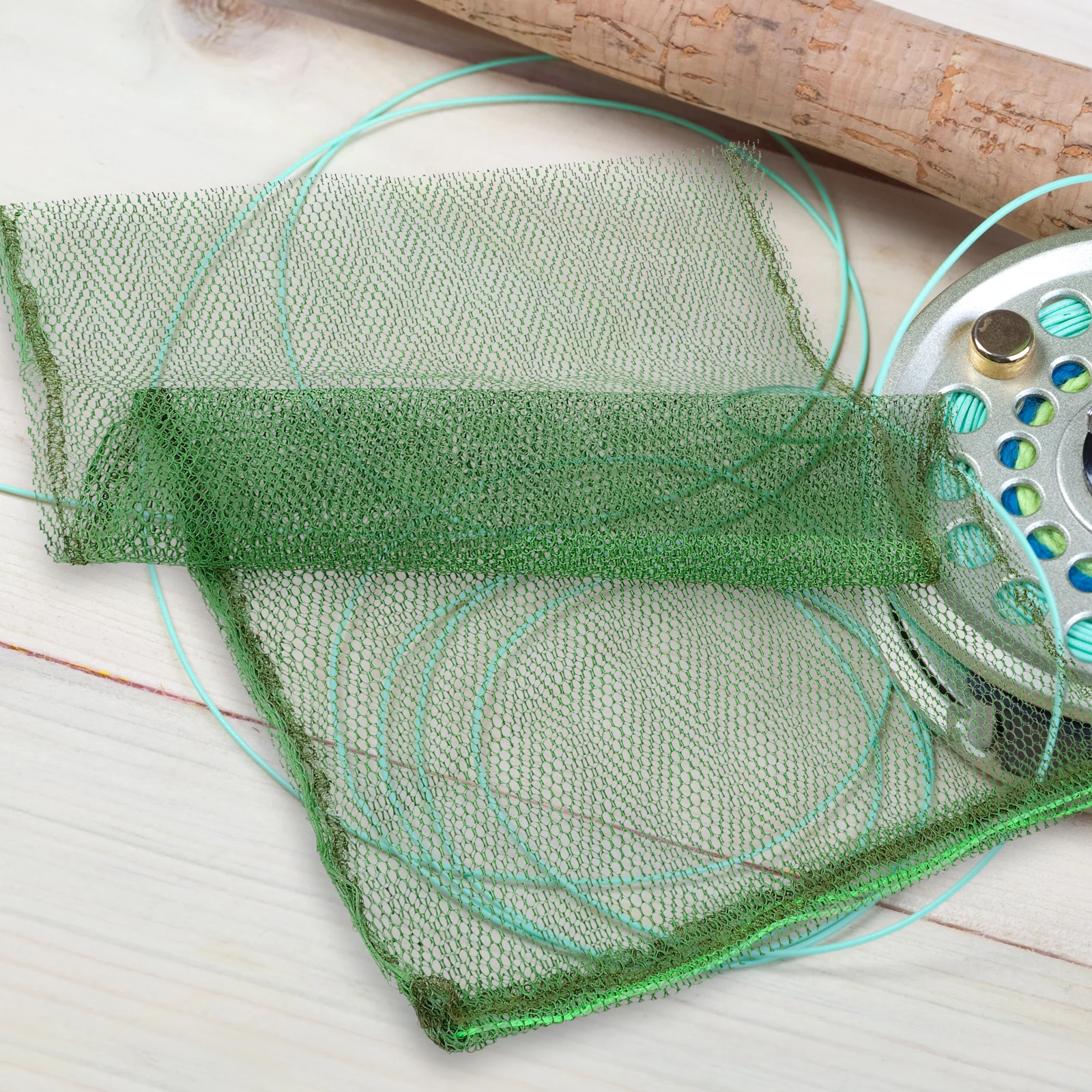 

3Pcs Fishing Mesh Drawstring Bags Coated Fabric Foldable Lightweight Quick-Drying Fish Storage Bag Outdoor Fishing Tools