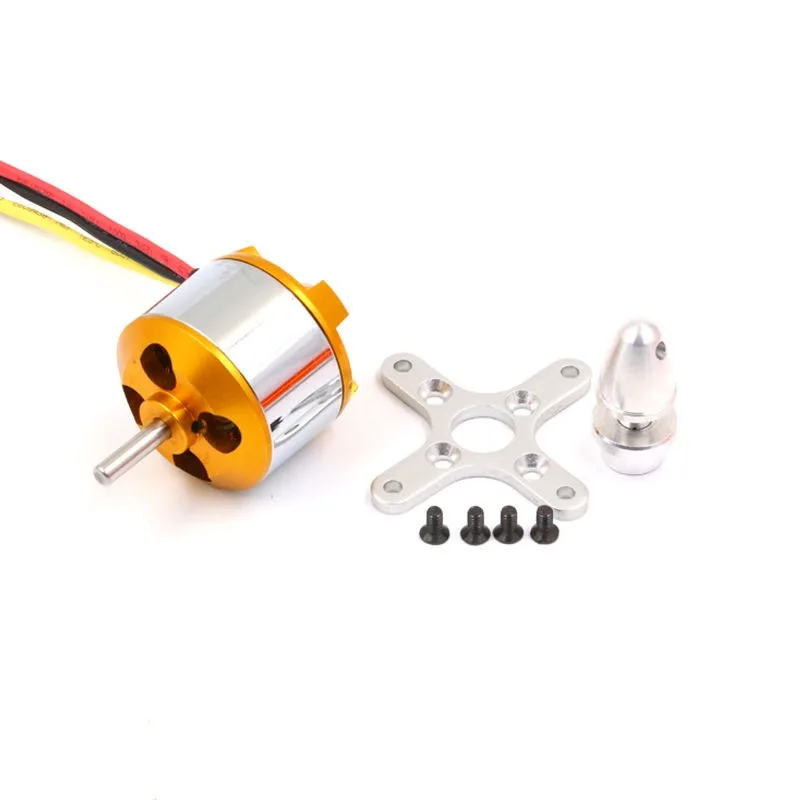 มอเตอร์ไร้แปรงถ่าน RC Hobby 2814 1000KV 1400KV แรงขับ 2 กก. แบตเตอรี่ 3-4S 10V-14.8V สำหรับเครื่องบิน โดรน ควอดคอปเตอร์