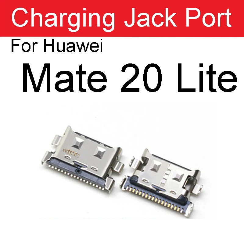 Micro USB Jack Connector Socket Port For HuaWei Mate 40 30 20 10 9 Pro Lite 20X Type-C Charge Charging Plug Dock Repair Parts