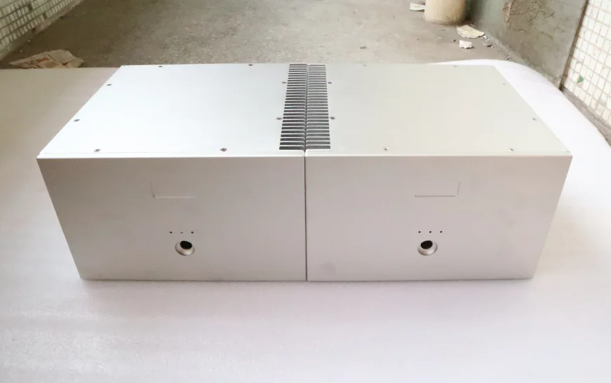 

Aluminum Power Amplifier Chassis DIY HiFi Audio Amp Case TELOS-250 circuit can be installed