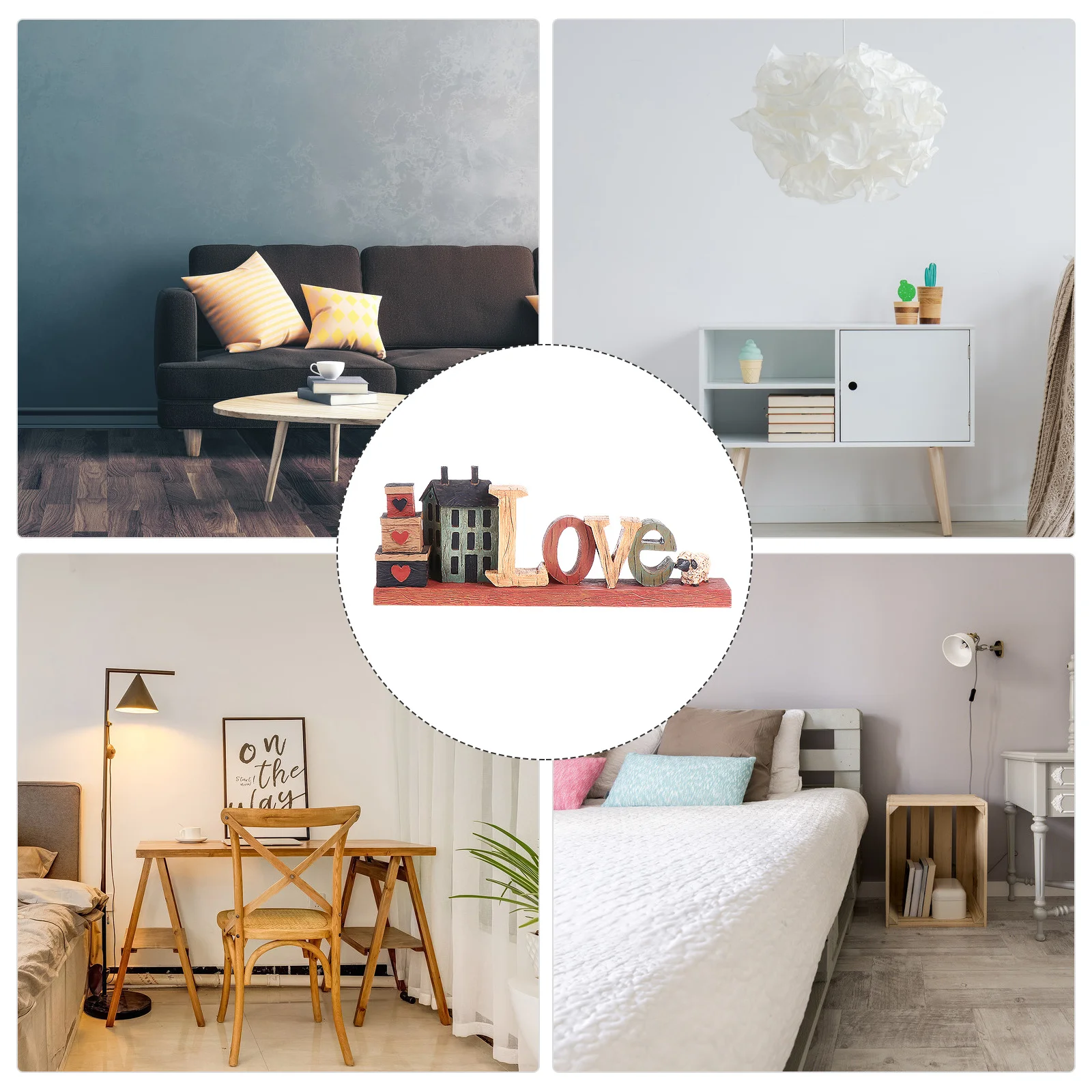 

Safe Lightweight Resin Adornment Wedding Letter Sign Fine Craftsmanship Practical Popular Home Decoration