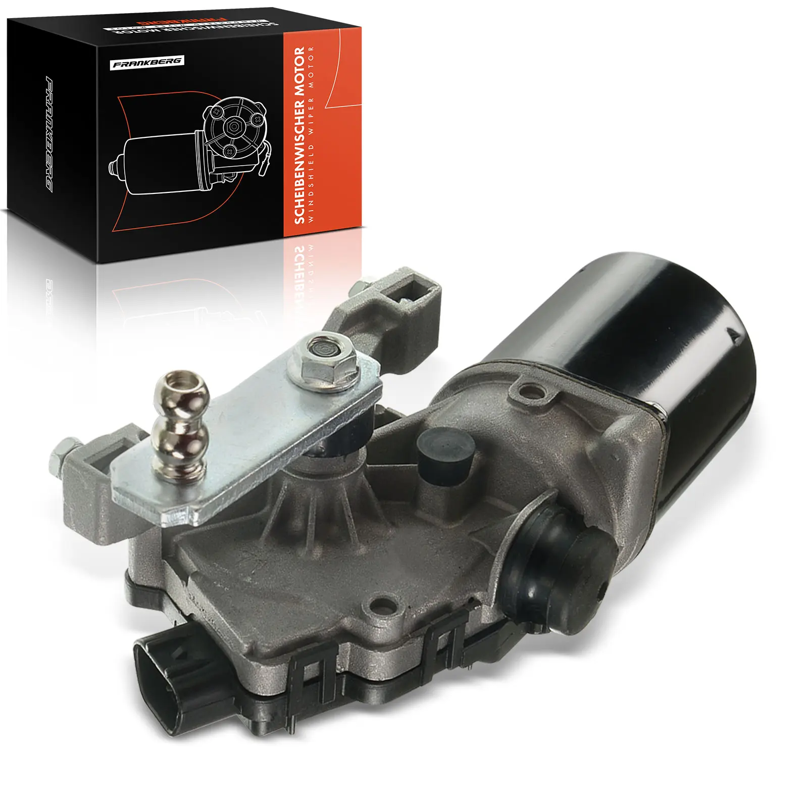 Frankberg 1x ruitenwissermotor Schijf ruitenwissermotor voorzijde voor Toyota Avensis T25 stationwagen notchback 1592005172 43-2050 851101A040