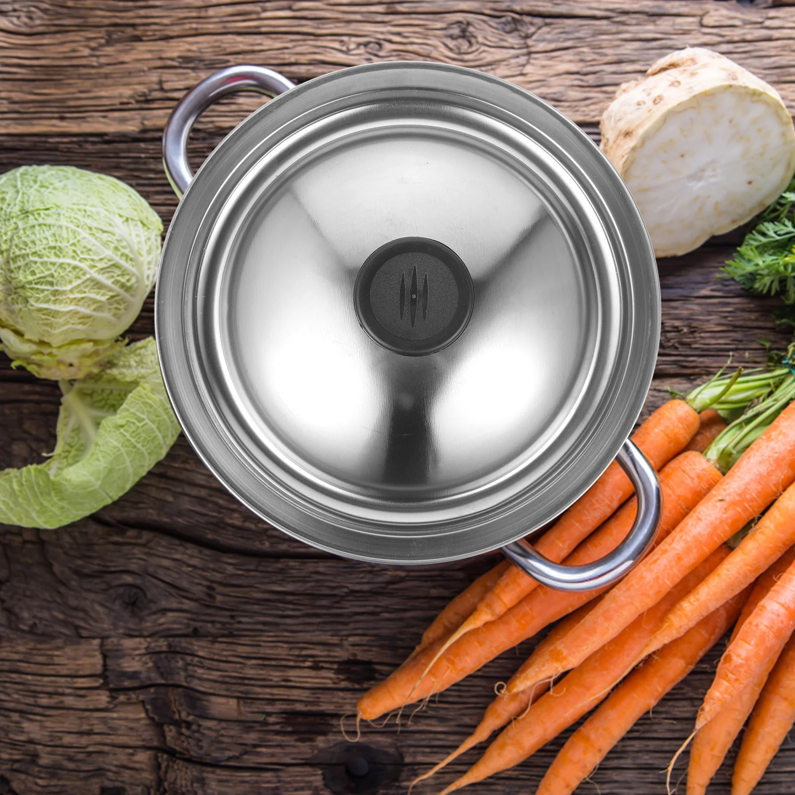  Taste Cup Lid Metal Seasoning Pot Cover Universal for Stainless Steel Lids Cooker Nonstick Frying Pan image 6