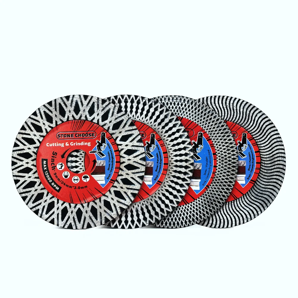 

125mm Granite Blade Marble Diamond Blade CuttinG and Grinding for for Dry and Wet Cutting Stone Marble Granite Brick Masonry