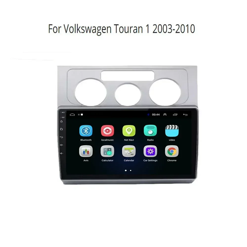 2 Din Android 13 Car Stereo Radio DVD GPS Multimedia Video Player 5G WiFi Camera DSP Carplay For VW Touran 1 2003 - 2010 image 5