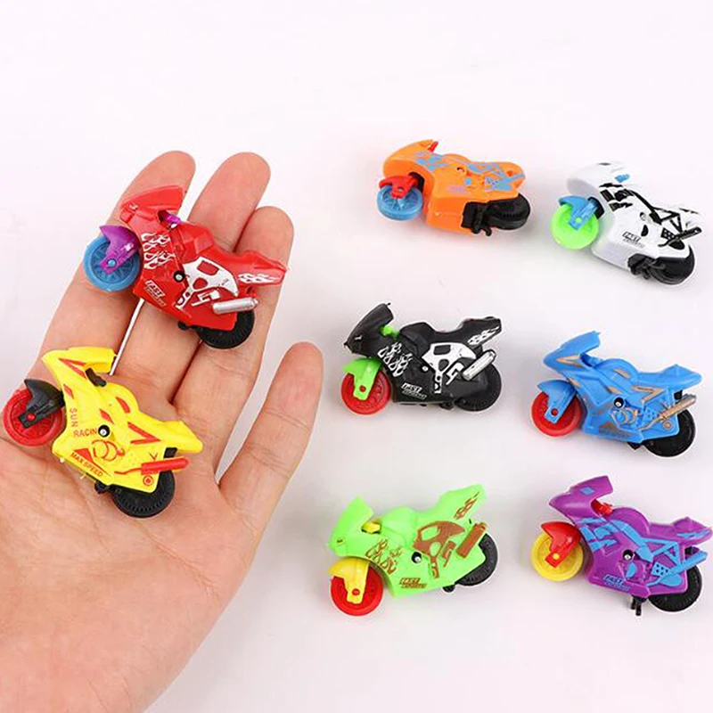 1PCS Mini Moto Car Voitur Inertial Boy Interesting Toy High-Speed Pull Back Children Birthday Gift Model Fun Cute