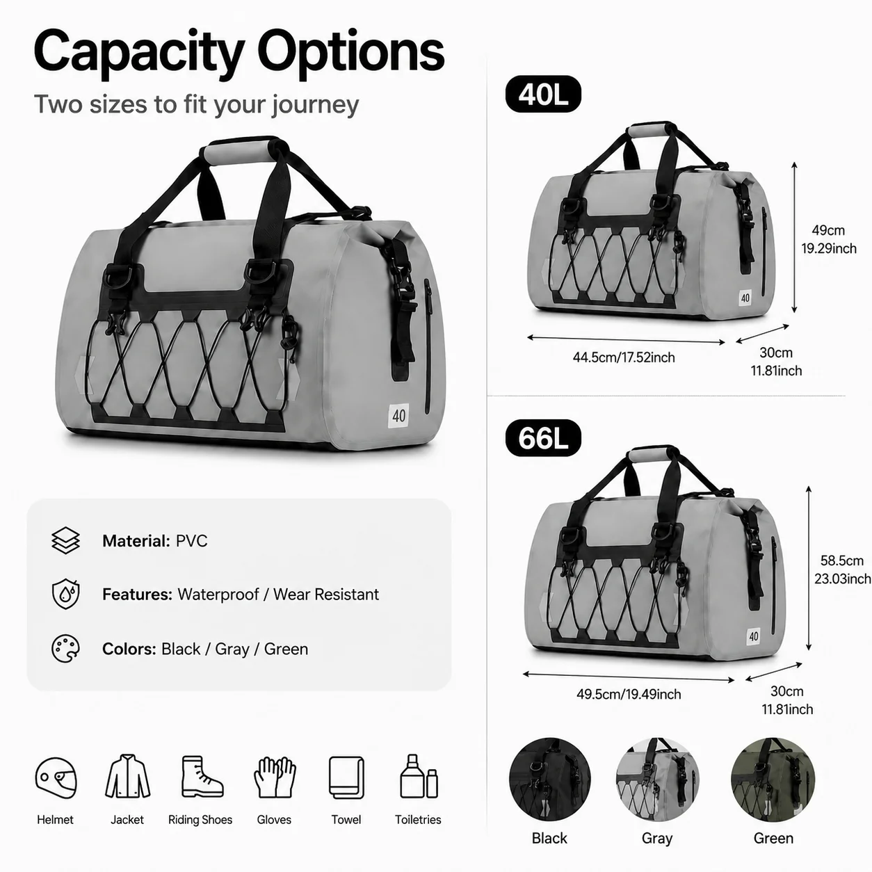 Bolsa Traseira para Motociclet - Motorcycle Gear Companies avaliação e preço
