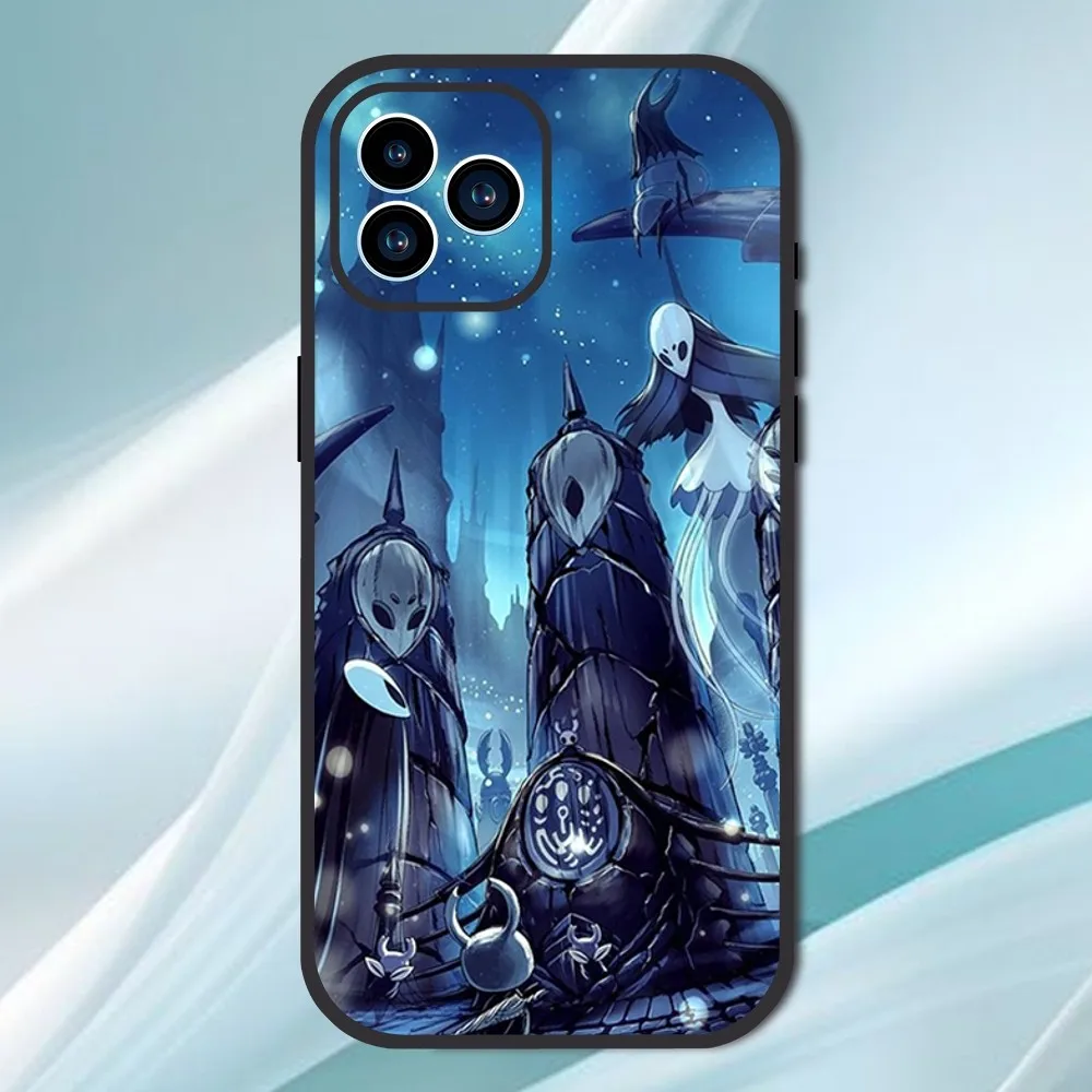 Game H-Hollow Knight  Phone Case For iPhone 13 12 11 14 15 Pro XS Max XR X 8 7 6S 6 Plus SE 2020 Soft Back case