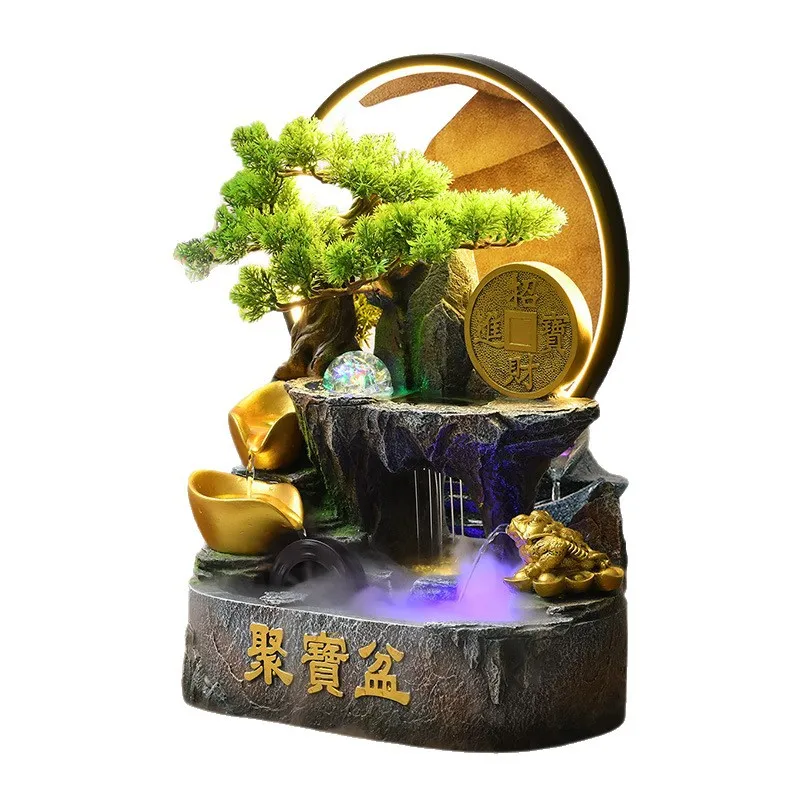 

Rockery Fengshui Wheel and Liushui Zhaocai Circulating Water Landscape Company