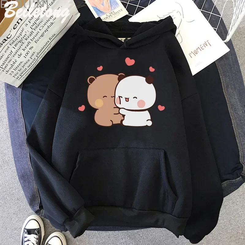 Panda Bear Cute cartoon plus size hoodie Bubu Dudu clothing men women couple sweatshirts Harajuku girl boy warm pullover