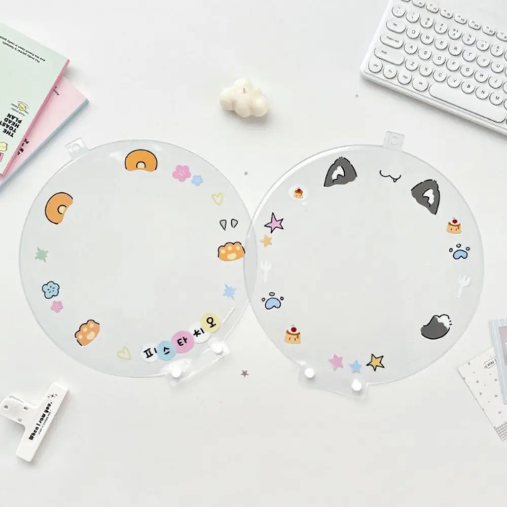New PVC Picket Fan Cover Portable Dustproof Uchiwa Fan Sleeve Clear Cheering Fan Storage Case Cheering Fans