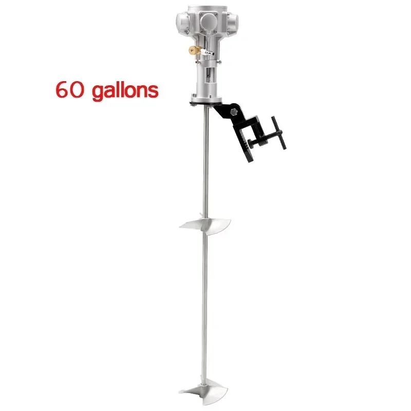 60 Gallon 400L Pneumatic Paint Mixer Stirrer For 200 Liter Tank Agitated Machine Agitator Deposit 50 Gallon Dispersion