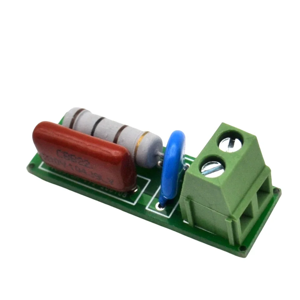 1PCS RC Snubber-Schaltungsmodul Relais-Kontakt-Schutzplatine Anti-Interferenz-Überspannungsschutz-Varistor AC/DC 5V-400V 1000W – Detail 4