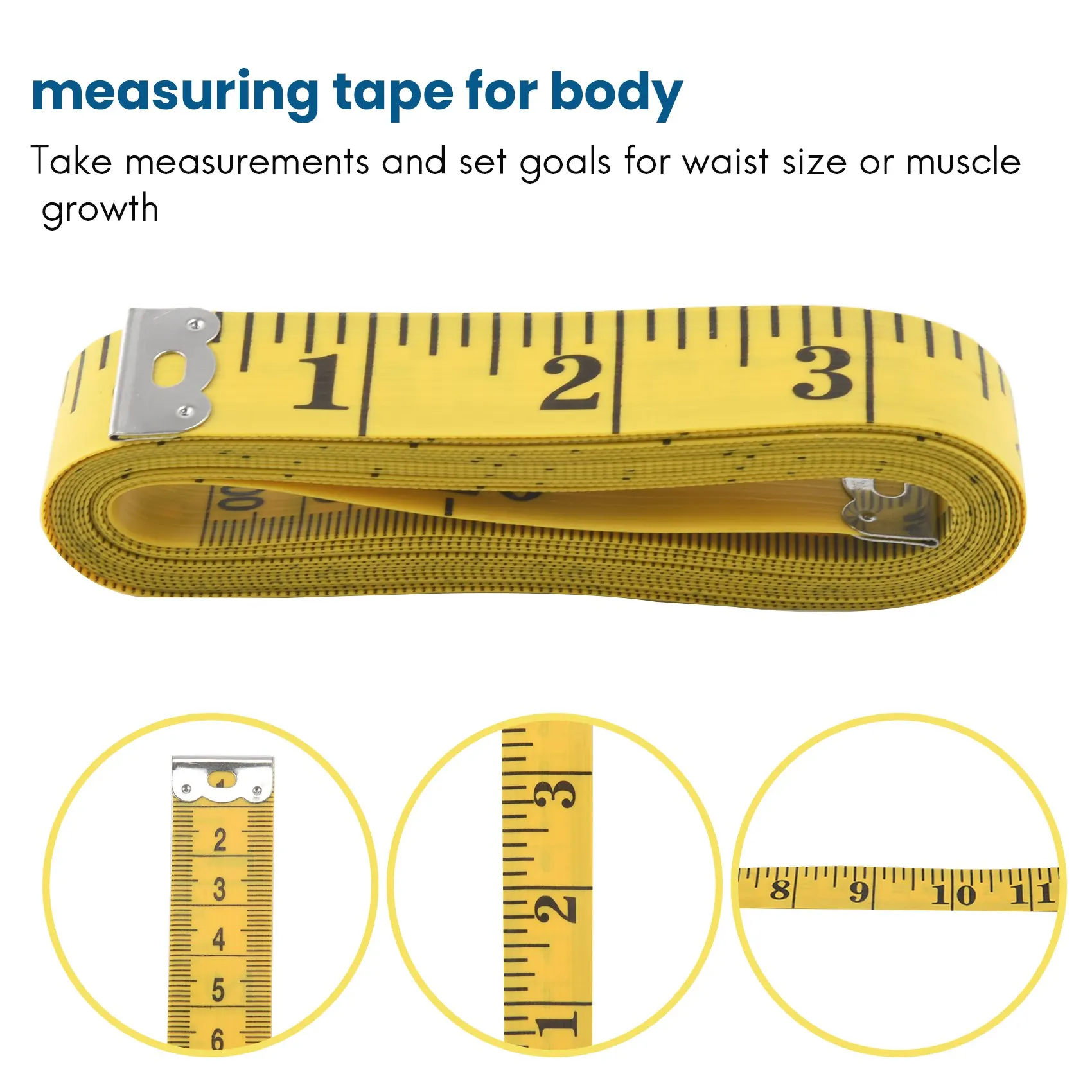 

Tape Measure Soft 3 Meter 300CM Sewing Tailor Tape Body Measuring Measure Ruler Dressmaking