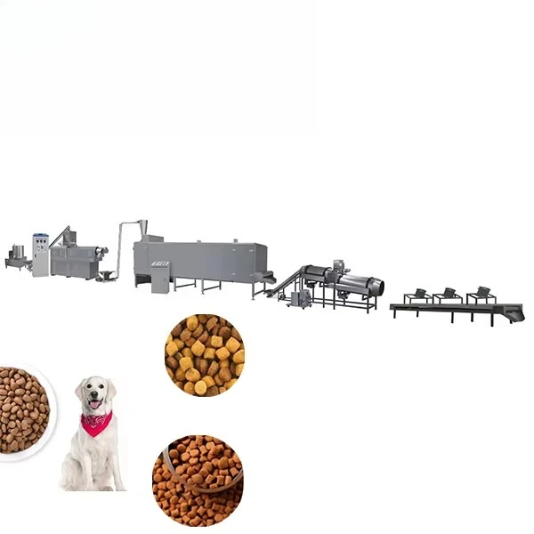 New Full Automatic Industrial Pet Food Production Line for Dog Food Making Machine Support Customization