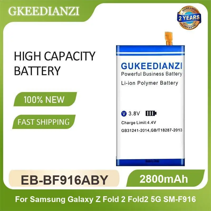 

Battery For Galaxy Z Fold 2 3 4 1 6 5 Fold2 Fold3 5G SM-F916 EB-BF916ABY EB-BF917ABY EB-BF927ABY EB-BF926ABY EB-BF947ABY