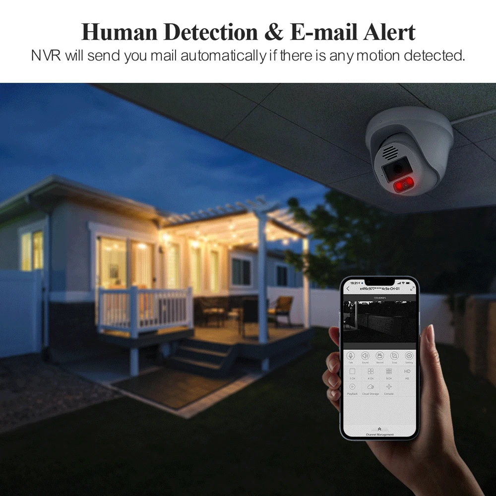 Techage 8CH 8MP 5MP HD Security Camera NVR System Indoor 4K Face Detection Color Night Vision Surveillance IP Camera Set Onvif