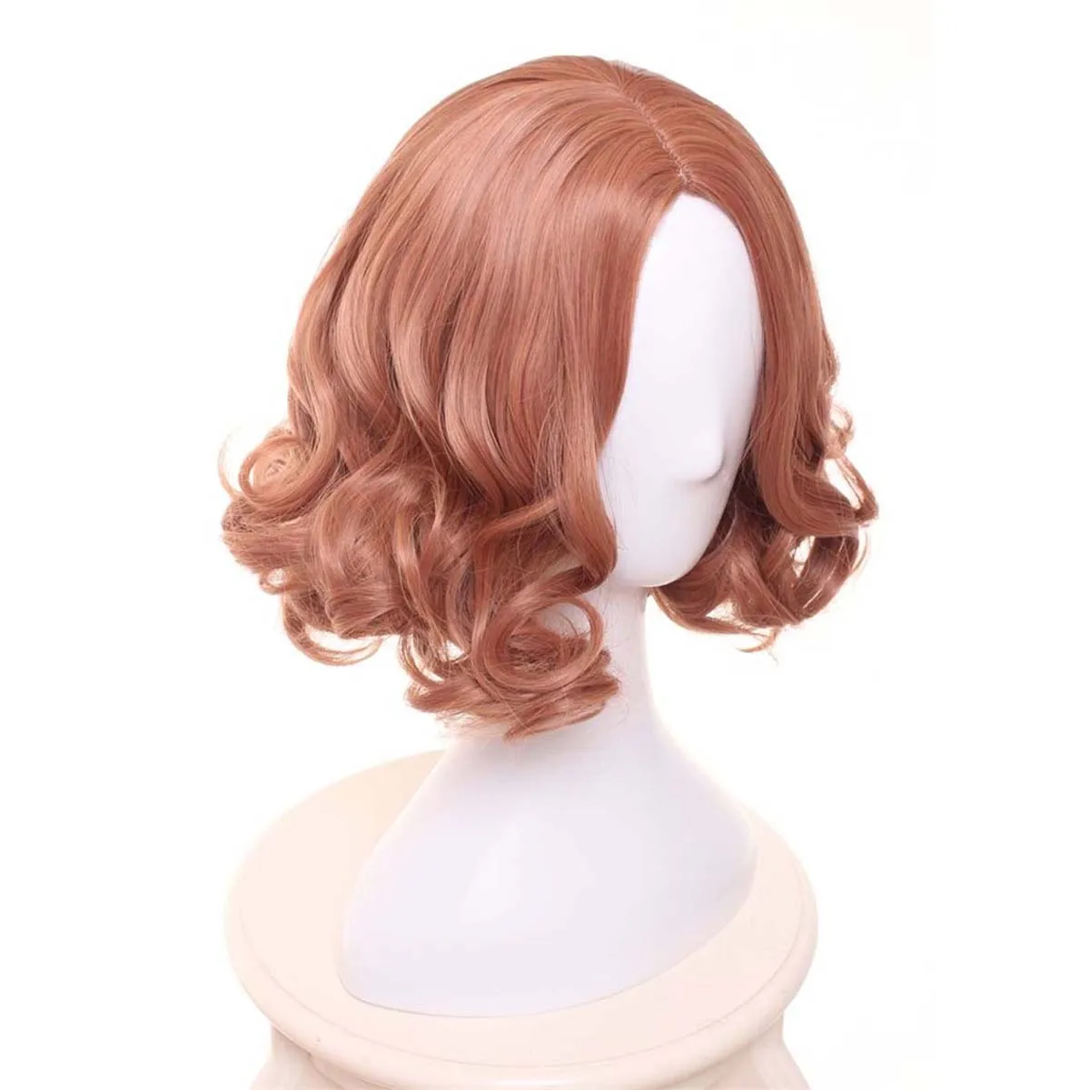 لعبة الهالوين التأثيرية P5 ماكوتو نيجيما شعر مستعار قصير مجعد برتقالي