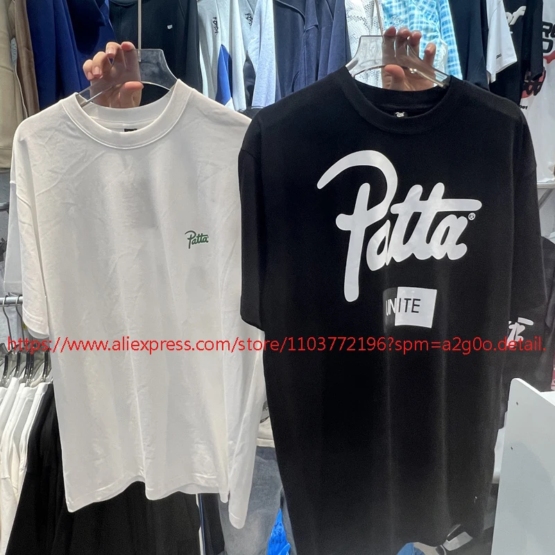 Europe American Trend Patta T-shirt Fashion Print Short Sleeve Unisex Loose Cotton PATTA Top Tee