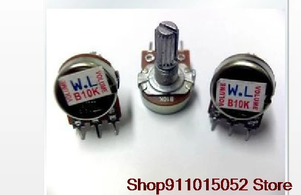 10 PCS Taiwan single league potentiometer WH148-1 a 1 k, 2 k, 5 k, 10 k