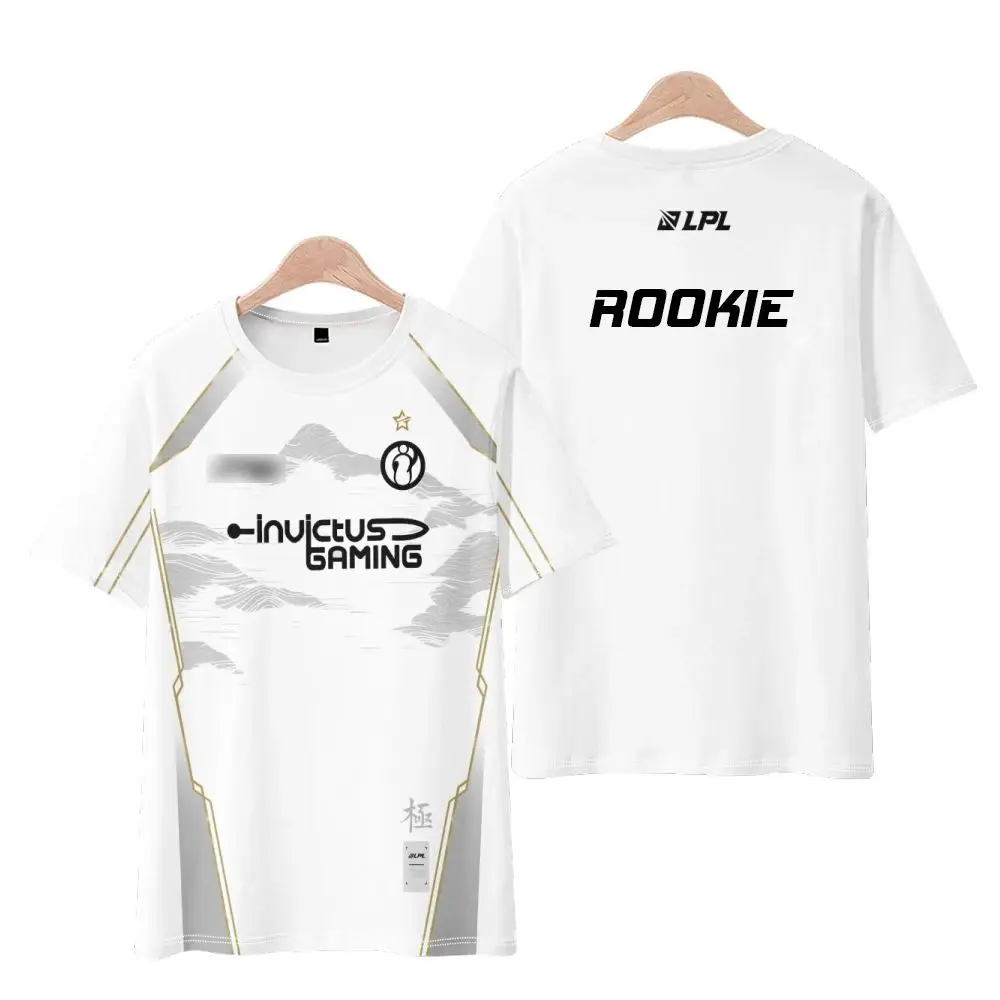 2025 جامعة الأساطير IG Esports فريق الزي الرسمي Theshy Rookie مخصص الفانيلة الرجال والنساء لعبة التدريب الزي الرسمي تي شيرت