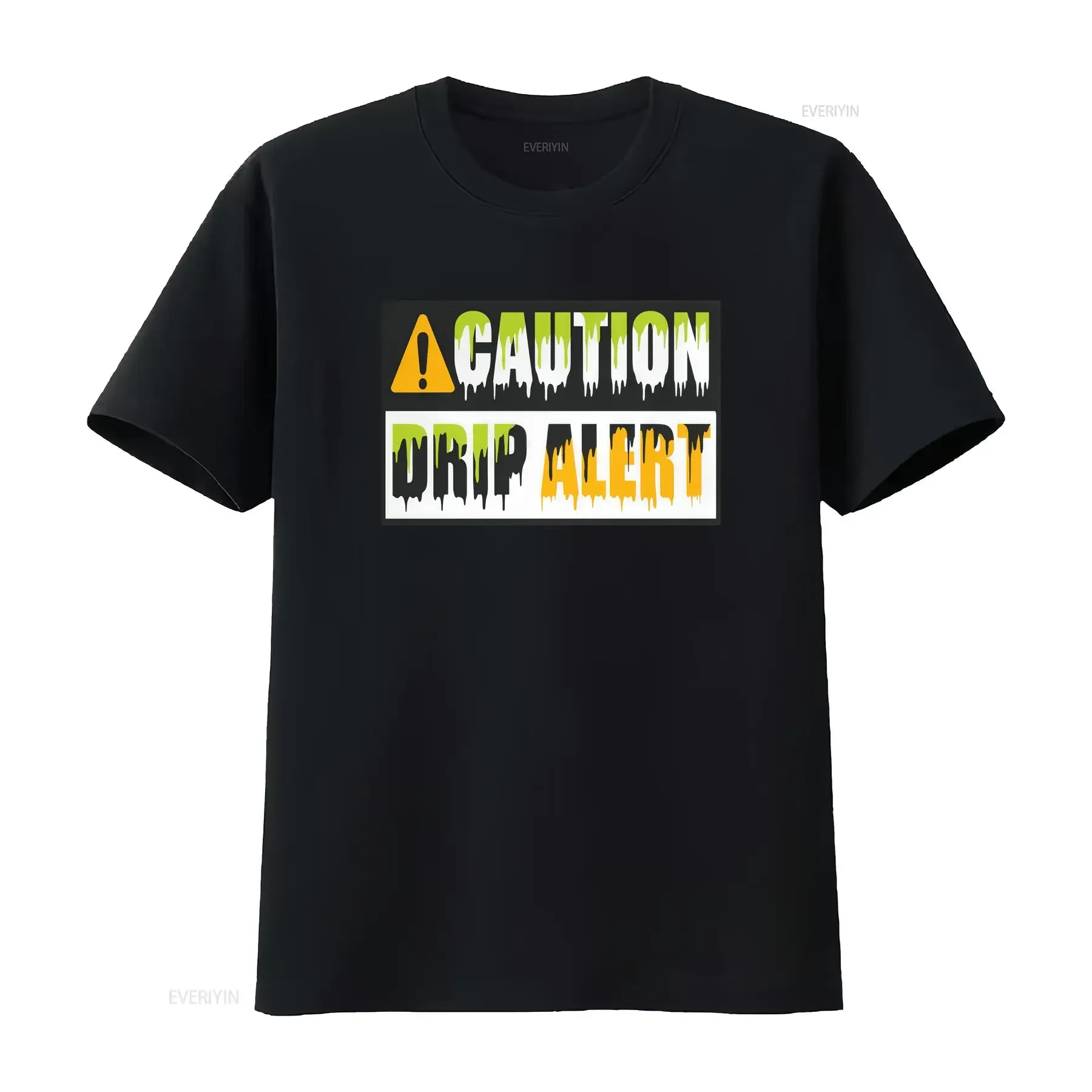 Drip AlerT T Shirt to Match Retro 1 Gold Volt Sneaker vintage Washed Comfortable Stylish streetwear Casual Versatile graphic