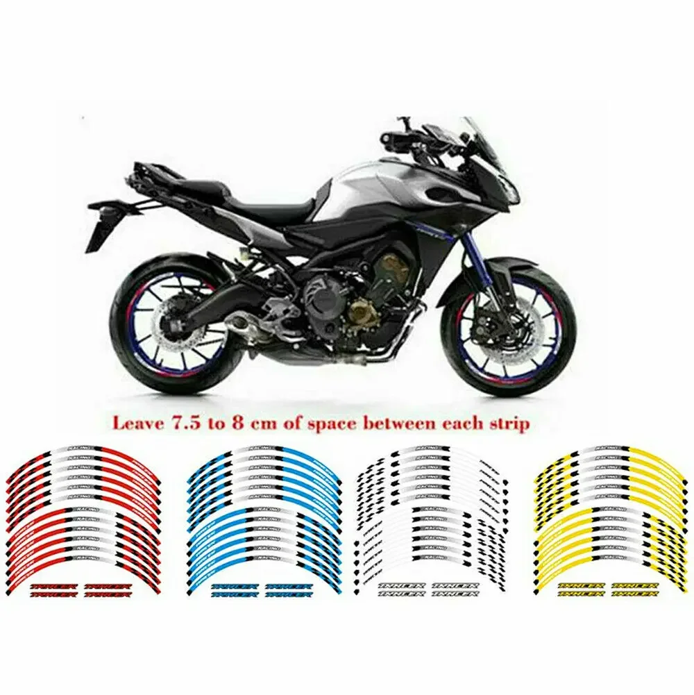 

FOR YAMAHA TRACER 900 GT 9 2018-2021 17" Motorcycle Accessories WHEEL STICKERS